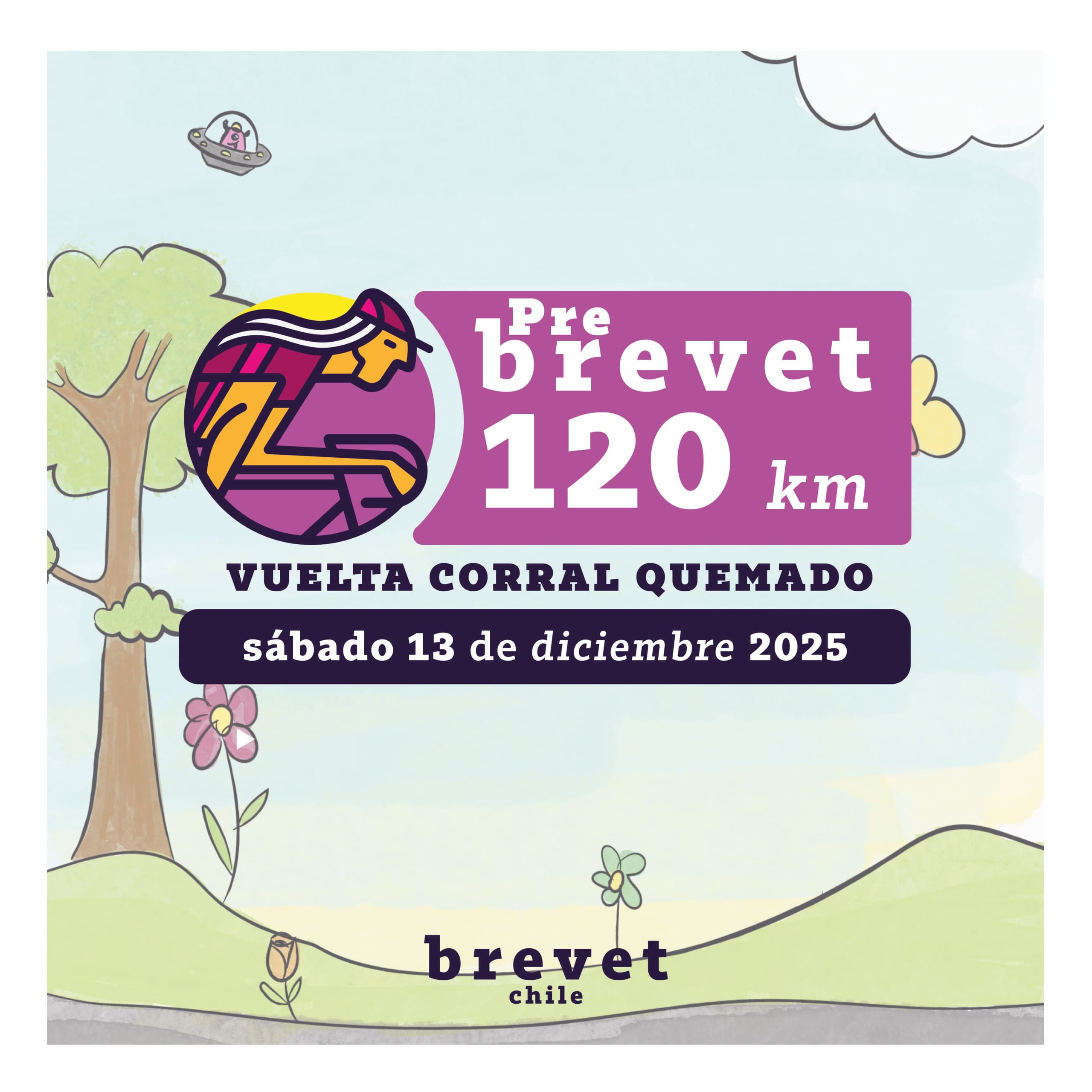 Evento Pre-Brevet 120km – Vuelta Corral Quemado - 13-12-2025