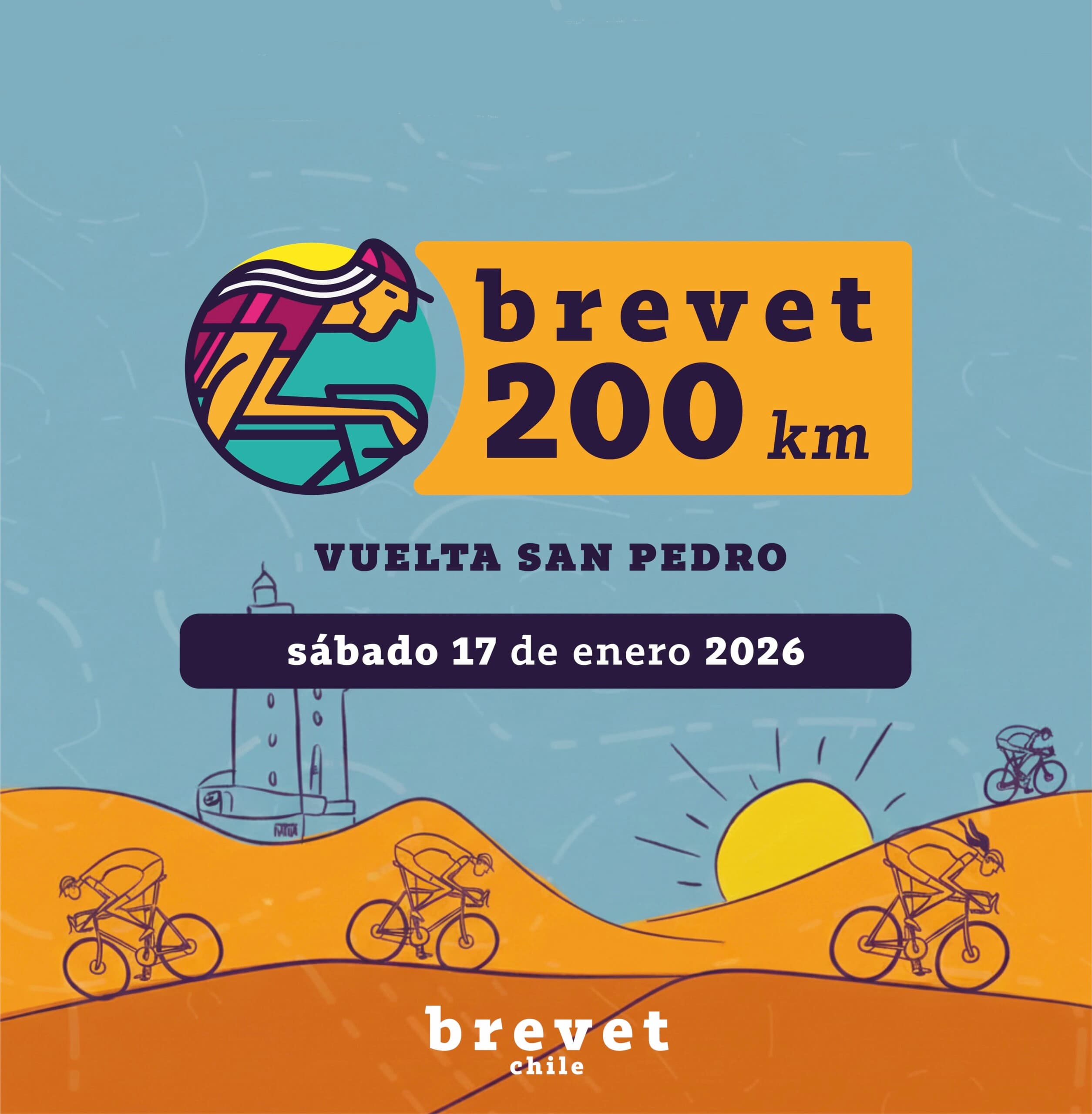 Brevet BRM 200km – Vuelta San Pedro - 17-01-2026